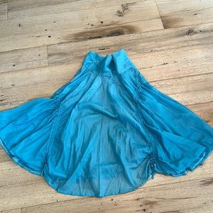 Vintage parachute midi skirt